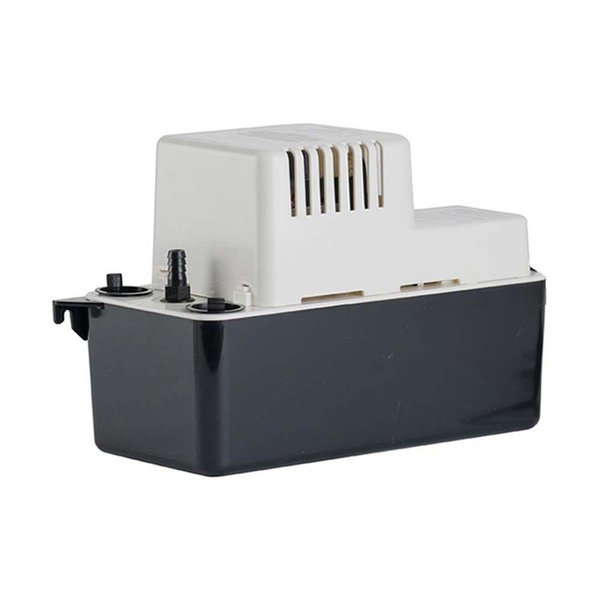Little Giant Little Giant 554455 VCMA-20ULS Series 230V 50-60 Hz Automatic Condensate Removal Pump with Safety Switch & Tubing; 0.5 gal ABS Tank - 6 ft. Cord 554455